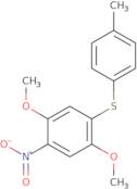 2,5-Dimethoxy-4-((4-methylphenyl)thio)-nitrobenzene