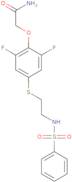 2-[2,6-Difluoro-4-({2-[(Phenylsulfonyl)Amino]Ethyl}Sulfanyl)Phenoxy]Acetamide