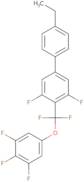 4-[Difluoro(3,4,5-trifluorophenoxy)methyl]-4'-ethyl-3,5-difluoro-1,1'-biphenyl