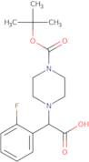 4-[(1,1-Dimethylethoxy)Carbonyl]-α-(2-Fluorophenyl)-1-Piperazineaceticacid