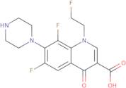 6,8-Difluoro-1-(2-Fluoroethyl)-4-Oxo-7-Piperazin-1-Ylquinoline-3-Carboxylic Acid