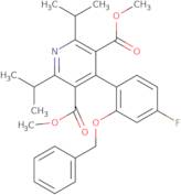 Dimethyl 4-[2-(Benzyloxy)-4-Fluorophenyl]-2,6-Diisopropyl-3,5-Pyridinedicarboxylate