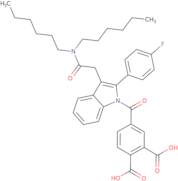 4-[3-[2-(Dihexylamino)-2-Oxoethyl]-2-(4-Fluorophenyl)Indole-1-Carbonyl]Phthalic Acid