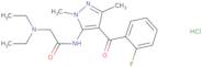 2-Diethylamino-N-[4-(2-Fluorobenzoyl)-2,5-Dimethylpyrazol-3-Yl]Acetamide Hydrochloride