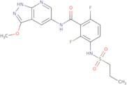 2,6-Difluoro-N-(3-methoxy-1H-pyrazolo[3,4-b]pyridin-5yl)-3-(propylsulfonamido)benzamide