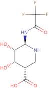 (3S,4S,5R,6R)-4,5-Dihydroxy-6-[(2,2,2-trifluoroacetyl)amino]piperidine-3-carboxylic acid