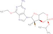 (2'R)-2'-Deoxy-6-O-ethyl-2'-fluoro-2'-methylguanosine cyclic 3',5'-[1-methylethyl (R)-phosphate]