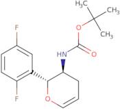 N-[(2R,3S)-2-(2,5-Difluorophenyl)-3,4-dihydro-2H-pyran-3-yl]carbamic acid 1,1-dimethylethyl ester
