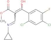 2,4-Dichloro-α-[(cyclopropylamino)methylene]-5-fluoro-β-oxobenzenepropanoic acid methyl ester