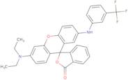 6'-(Diethylamino)-2'-[[3-(Trifluoromethyl)Phenyl]Amino]Spiro[Isobenzofuran-1(3H),9'-[9H]Xanthene]-3-One