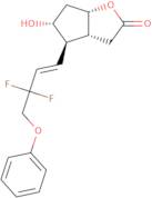 (3aR,4R,5R,6aS)-4-[(1E)-3,3-Difluoro-4-phenoxy-1-butenyl]hexahydro-5-hydroxy-2H-cyclopenta[b]furan…