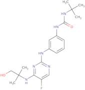 N-(1,1-Dimethylethyl)-N'-[3-[[5-fluoro-4-[(2-hydroxy-1,1-dimethylethyl)amino]-2-pyrimidinyl]amin...