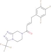 (2E)-1-[5,6-Dihydro-3-(trifluoromethyl)-1,2,4-triazolo[4,3-a]pyrazin-7(8H)-yl]-4-(2,4,5-trifluorop…