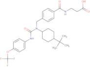 N-[4-[[[trans-4-(1,1-Dimethylethyl)cyclohexyl][[[4-(trifluoromethoxy)phenyl]amino]carbonyl]amino]methyl]benzoyl]-beta-Alanine