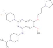 2-(4,4-Difluoro-1-piperidinyl)-6-methoxy-N-[1-(1-methylethyl)-4-piperidinyl]-7-[3-(1-pyrrolidinyl)propoxy]-4-quinazolinamine