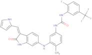 N-[3-[[2,3-Dihydro-2-oxo-3-(1H-pyrrol-2-ylmethylene)-1H-indol-6-yl]amino]-4-methylphenyl]-N'-[2-fluoro-5-(trifluoromethyl)phenyl]-ur ea