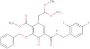 5-[[[(2,4-Difluorophenyl)methyl]amino]carbonyl]-1-(2,2-dimethoxyethyl)-1,4-dihydro-4-oxo-3-(phenylmethoxy)-2-pyridinecarboxylic acid methyl ester