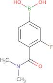 [4-(dimethylcarbamoyl)-3-fluorophenyl]boronic Acid