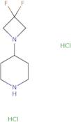 4-(3,3-difluoroazetidin-1-yl)piperidine;dihydrochloride