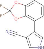 4-(2,2-Difluoro-1,3-benzodioxol-4-yl)-1H-pyrrole-3-carbonitrile