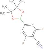 2,6-difluoro-4-(4,4,5,5-tetramethyl-1,3,2-dioxaborolan-2-yl)benzonitrile