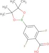 2,6-difluoro-4-(4,4,5,5-tetramethyl-1,3,2-dioxaborolan-2-yl)benzoic acid
