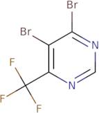 4,5-dibromo-6-(trifluoromethyl)pyrimidine