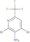 2,4-dibromo-6-(trifluoromethyl)pyridin-3-amine