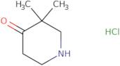 3,3-Dimethyl-4-piperidinone hydrochloride (1:1)