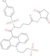 9-[[[4-[(2,5-Dioxo-1-pyrrolidinyl) oxy]-4-oxobutyl][(4-methylphenyl) sulfonyl]amino]carbonyl]-10...