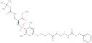 [2,6-Dimethyl-4-(3-[2-(Z-amino)-ethylcarbamoyl]-propoxy)-benzenesulfonyl]-Dap (Boc)-OMe