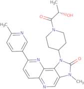 1,3-Dihydro-1-[1-[(2S)-2-hydroxy-1-oxopropyl]-4-piperidinyl]-3-methyl-8-(6-methyl-3-pyridinyl)-2H-imidazo[4,5-c][1,5]naphthyridin-2- one