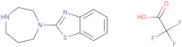 2-(1,4-Diazepan-1-yl)-1,3-benzothiazole trifluoroacetate