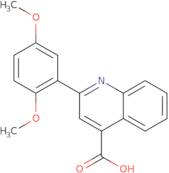 2-(2,5-Dimethoxyphenyl)quinoline-4-carboxylic acid