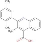 2-(2,5-Dimethylphenyl)-3-methylquinoline-4-carboxylic acid