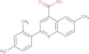 2-(2,4-Dimethylphenyl)-6-methylquinoline-4-carboxylic acid