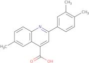 2-(3,4-Dimethylphenyl)-6-methylquinoline-4-carboxylic acid