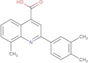 2-(3,4-Dimethylphenyl)-8-methylquinoline-4-carboxylic acid