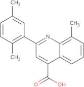 2-(2,5-Dimethylphenyl)-8-methylquinoline-4-carboxylic acid