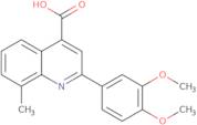 2-(3,4-Dimethoxyphenyl)-8-methylquinoline-4-carboxylic acid