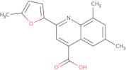 6,8-Dimethyl-2-(5-methyl-2-furyl)quinoline-4-carboxylic acid