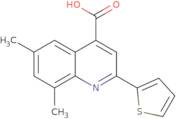 6,8-Dimethyl-2-thien-2-ylquinoline-4-carboxylic acid