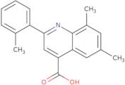 6,8-Dimethyl-2-(2-methylphenyl)quinoline-4-carboxylic acid