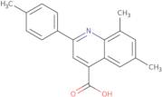 6,8-Dimethyl-2-(4-methylphenyl)quinoline-4-carboxylic acid