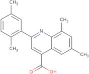 2-(2,5-Dimethylphenyl)-6,8-dimethylquinoline-4-carboxylic acid