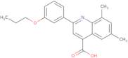 6,8-Dimethyl-2-(3-propoxyphenyl)quinoline-4-carboxylic acid