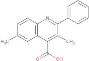 3,6-Dimethyl-2-phenylquinoline-4-carboxylic acid