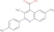 3,6-Dimethyl-2-(4-methylphenyl)quinoline-4-carboxylic acid