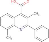 3,8-Dimethyl-2-phenylquinoline-4-carboxylic acid