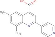 6,8-Dimethyl-2-pyridin-4-ylquinoline-4-carboxylic acid